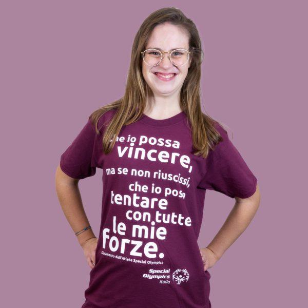 T-Shirt Special Olympics Italia con Giuramento dell'Atleta